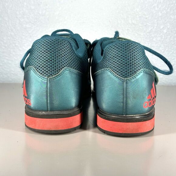 Adidas Powerlift 3.1 Shoes Mens Size 10.5 Blue Red Weightlifting Gym BA8014 - Picture 9 of 13